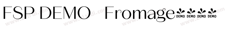 FSP DEMO   Fromage字体转换